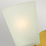 Бра с белым матовым стеклянным плафоном и тремя декоративными шарами Hinkley варинант исполнения - 9 | Loft Concept в Твери