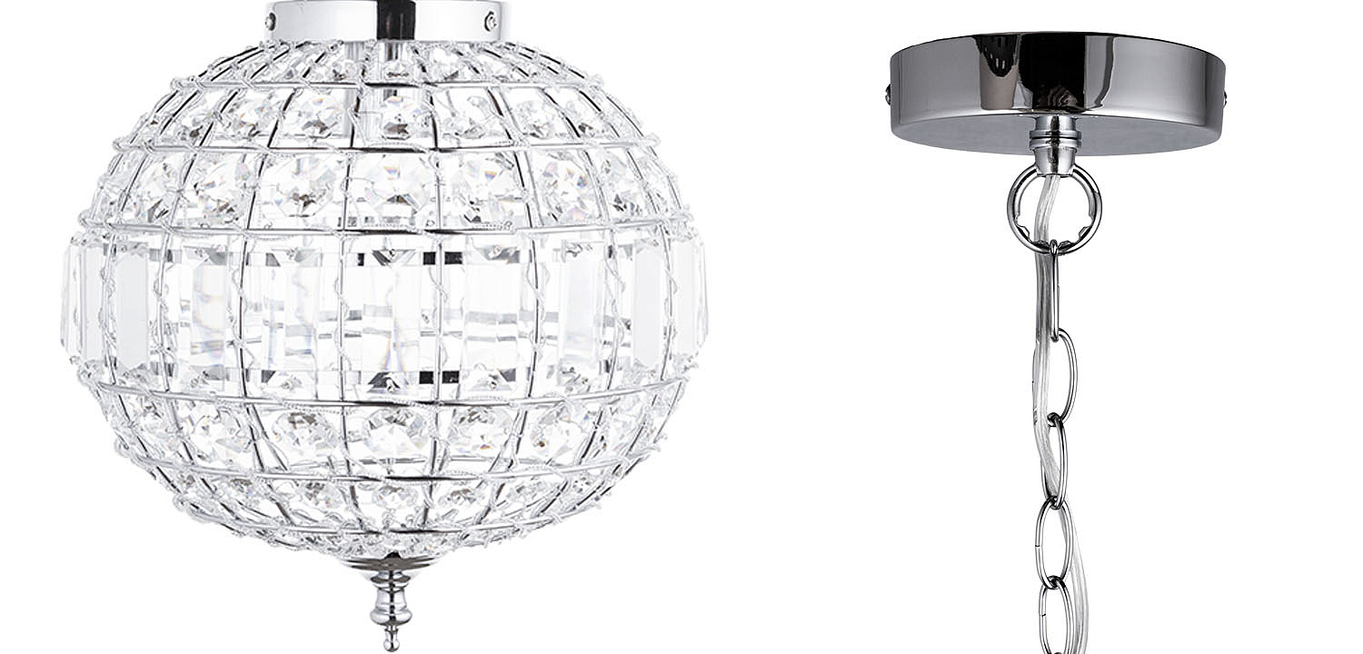 Подвесной светильник Casbah Crystal silver 30 Подвесной светильник Casbah Crystal silver 30 - Loft-Concept в Твери