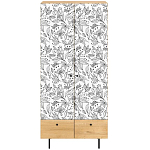 Шкаф с принтом Floral notes варинант исполнения - 2 | Loft Concept в Твери