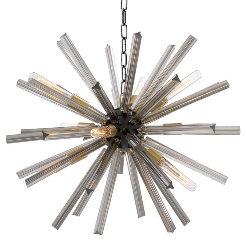 Люстра Chandelier Equalizer S Smoke Дымчатый (Smoke) Латунь Черный Люстра Chandelier Equalizer S Smoke Дымчатый (Smoke) Латунь Черный в Твери | Loft Concept