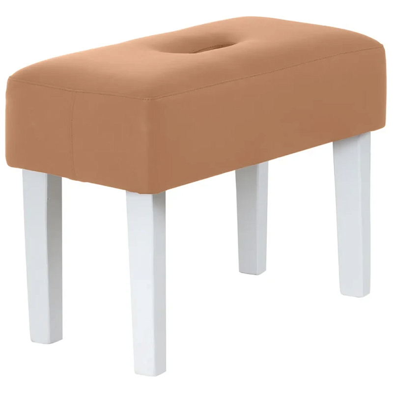 Мягкий пуф на белых ножках Winton Pouf Мульти Мягкий пуф на белых ножках Winton Pouf Мульти в Твери | Loft Concept