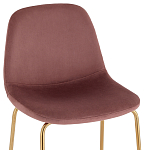 Барный стул на золотистых ножках VENDRAMIN Pink варинант исполнения - 6 | Loft Concept в Твери