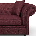 Мебельная ткань Шенилл бордовый цвет 138 см T4-38 варинант исполнения - 8 | Loft Concept в Твери