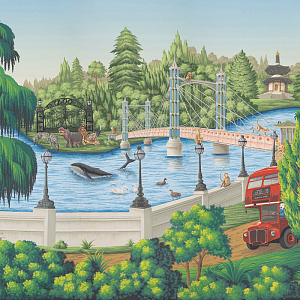 Обои ручная роспись Little London Jubilee Colourway