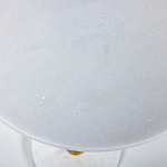 Кофейный столик с белой мраморной столешницей Clipper варинант исполнения - 2 | Loft Concept в Твери