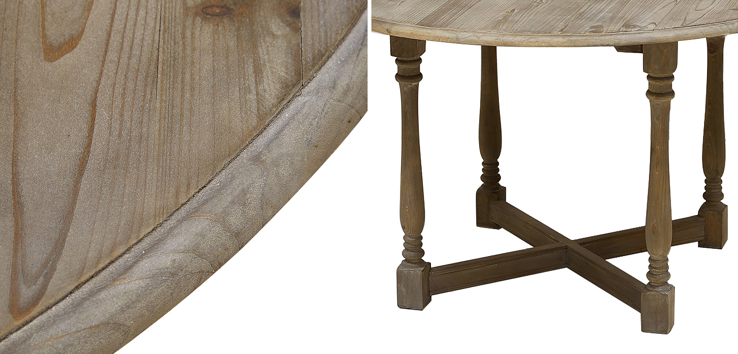 Стол круглый Morse Table из массива сосны Стол круглый Morse Table из массива сосны - Loft-Concept в Твери