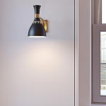 Бра с плафоном в форме песочных часов с узкими перфорированными отверстиями Feiss варинант исполнения - 7 | Loft Concept в Твери