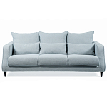 Диван Seldon с мягкими подушками голубое букле варинант исполнения - 7 | Loft Concept в Твери