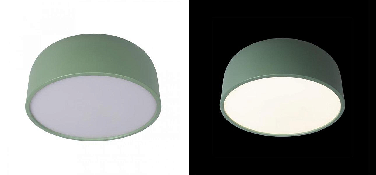 Светильник потолочный круглый Color cup Green Светильник потолочный круглый Color cup Green - Loft-Concept в Твери