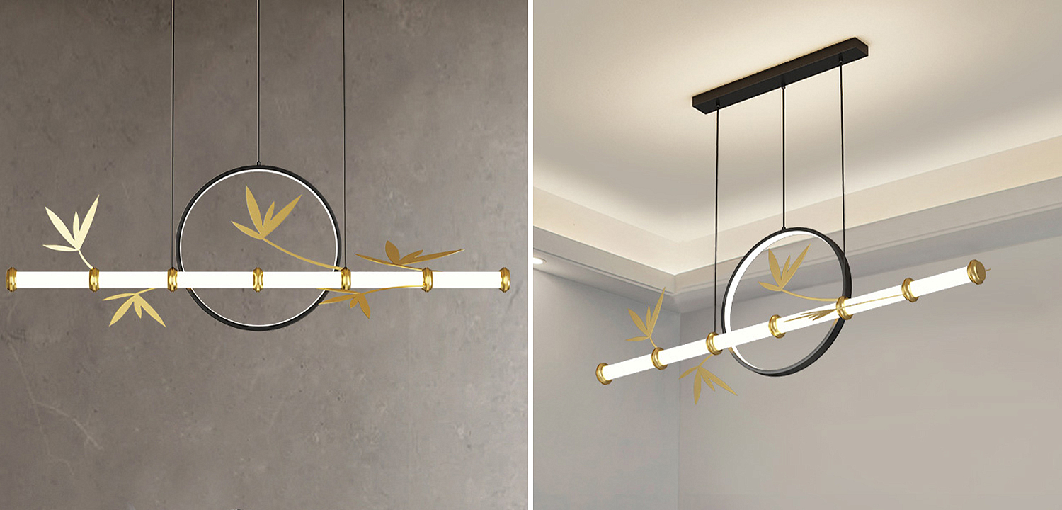 Линейный Светильник в Японском стиле Бамбук Japanese Style Linear Bamboo Lamp Линейный Светильник в Японском стиле Бамбук Japanese Style Linear Bamboo Lamp - Loft-Concept в Твери