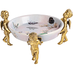 Блюдо фарфоровое Трио ангелов Joy варинант исполнения - 1 | Loft Concept в Твери