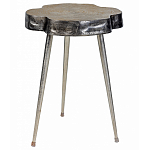 Металлический столик со столешницей в виде слеба Slabby варинант исполнения - 1 | Loft Concept в Твери