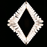 Люстра золотого цвета в форме галочки с каскадом длинных прозрачных трубок Eurofase варинант исполнения - 12 | Loft Concept в Твери