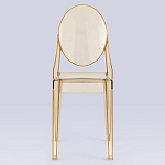 Прозрачный стул с янтарным оттенком LOUIS GHOST CHAIR варинант исполнения - 3 | Loft Concept в Твери