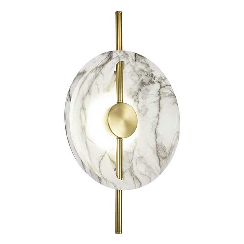 Бра Rakumba Lighting Wall lamp Gold Золотой Белый Мрамор Bianco в Твери | Loft Concept 