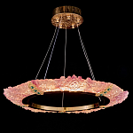 Люстра в форме кольца розовая Warm Pink Light варинант исполнения - 3 | Loft Concept в Твери