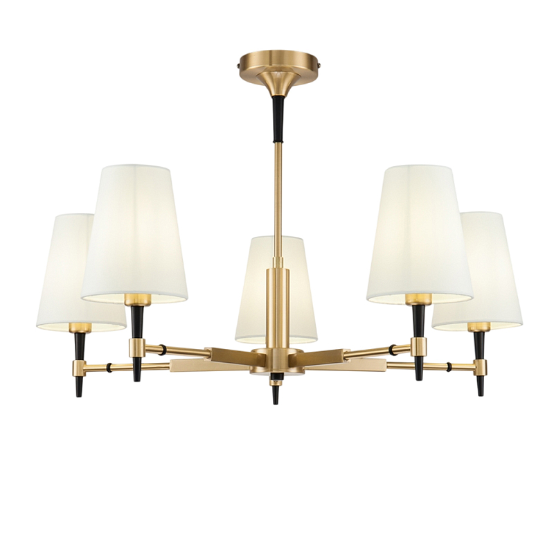 Потолочный светильник Zaragoza Е14 Латунь Белый Черный в Твери | Loft Concept 