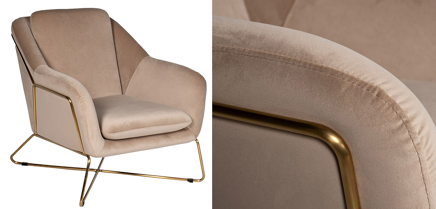 Кресло Umbra Armchair beige Кресло Umbra Armchair beige - Loft-Concept в Твери
