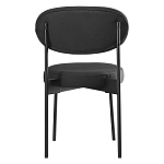 Стул мягкий Alfie Chair черный варинант исполнения - 4 | Loft Concept в Твери