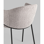 Стул Brace букле серый варинант исполнения - 3 | Loft Concept в Твери