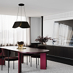 Подвесной светильник круглый с контрастной внутренней отделкой Assol Сup варинант исполнения - 6 | Loft Concept в Твери