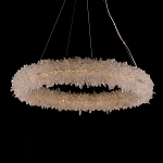 Люстра круглая с натуральным горным хрусталем Crystal Shimmer варинант исполнения - 2 | Loft Concept в Твери