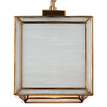 Люстра прямоугольная с каркасом золотого цвета Soft Glow Lamps варинант исполнения - 4 | Loft Concept в Твери