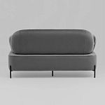 Диван в велюровой обивке серого цвета COLOR BLOCK варинант исполнения - 2 | Loft Concept в Твери