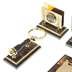 Настольный письменный набор из яшмы и долерита с декором в виде коня Manager Organizer варинант исполнения - 6 | Loft Concept в Твери