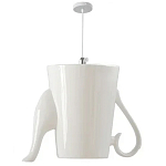 Подвесные светильники в виде белой посуды Flower Reversal варинант исполнения - 7 | Loft Concept в Твери