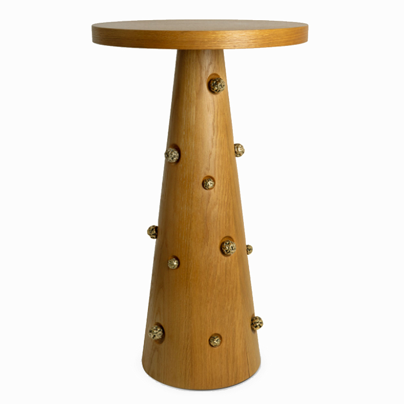 Приставной столик Okinawa Ginger Side table Горчичный Золотой в Твери | Loft Concept 