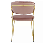 Стул Singer Chair без подлокотников Розовый Велюр варинант исполнения - 4 | Loft Concept в Твери