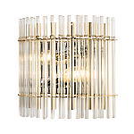 Бра с прозрачными вертикальными стеклянными трубками Gladia варинант исполнения - 2 | Loft Concept в Твери