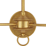 Бра настенное золотого цвета в форме подсвечника Graceful Smoothness варинант исполнения - 1 | Loft Concept в Твери