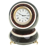 Часы настольные в виде шара из натурального камня Ball Stone Clock варинант исполнения - 7 | Loft Concept в Твери