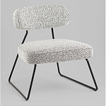 Кресло лаунж Kate букле серый варинант исполнения - 1 | Loft Concept в Твери