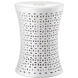 Керамический табурет Camilla Garden Stool White