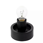 Настольный светильник с янтарным рельефным плафоном Lamp with Frozen Glass Effect варинант исполнения - 2 | Loft Concept в Твери