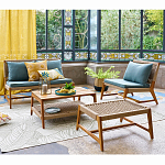 Садовый 2-х местный диван с каркасом из акации Green варинант исполнения - 5 | Loft Concept в Твери