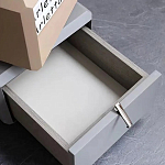 Консоль с зеркалом и  3-мя вращающимися ящиками Eloida варинант исполнения - 4 | Loft Concept в Твери