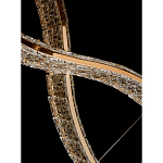 Люстра волнистой формы с фактурным хрустальным плафоном Light Delight варинант исполнения - 5 | Loft Concept в Твери