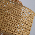 Подвесной светильник с абажуром из плтеного бамбука Light Inside the Cell варинант исполнения - 7 | Loft Concept в Твери