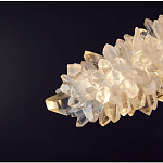 Люстра линейная светодиодная из необработанных кристаллов Mountain Comet варинант исполнения - 2 | Loft Concept в Твери