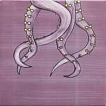 Плитка с узором Осьминог велосипедист варинант исполнения - 4 | Loft Concept в Твери