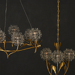 Люстра круглая с декором в виде цветков одуванчика Hanging Dandelion варинант исполнения - 6 | Loft Concept в Твери