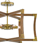 Подвесной светильник в форме фонаря коричневый Brown Eco Lantern варинант исполнения - 1 | Loft Concept в Твери