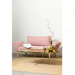 Кофейный столик овальный золотой Modern Mirror Gold Table варинант исполнения - 5 | Loft Concept в Твери