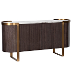 Комод  округлой формы с дверцами Chest of Precious Breed варинант исполнения - 2 | Loft Concept в Твери