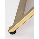 Приставной столик с выдвижным ящиком  White Table Carved Pattern варинант исполнения - 6 | Loft Concept в Твери