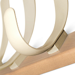 Вешалка настенная с 4-мя бежевыми крючками из пластика Curves Hangers варинант исполнения - 2 | Loft Concept в Твери